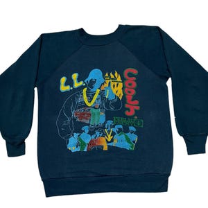 Rare 80s Public Enemy/ L.L. COOL J HIP HOP sweatshirt
