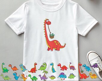 Dinosaur Clipart: Baby Dino PNG, SVG, PDF (20 Images)