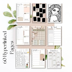 Black Girl Digital Planner 2026 | Hyperlinked iPad Planner | Goodnotes ...