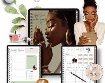 Digital Planner for Black Women 2025, Black Girl Digital Planner, 2025 Digital Planner, 2025 Planner, iPad Planner, Daily Planner, Goodnotes