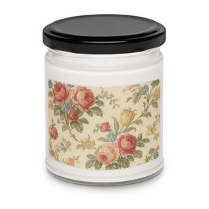 Victorian Baroque Scented Candle – Timeless Floral Elegance