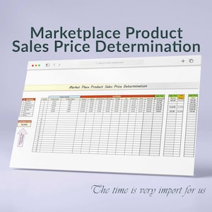 Excel Pricing Calculator Spreadsheet | Profit Margin Tracker (Digital Download)