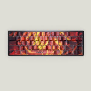68 Key Wireless Custom Mechanical Keyboard - Cherry Profile Keycaps, PBT Keycaps, Cherry mx Keycaps, 65% Mechanical Keyboard Keycaps