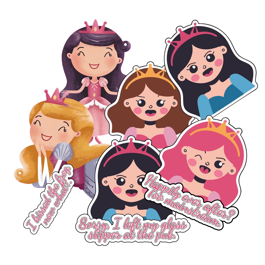 Digital Princess Collection | Princess Illustrations and Clipart ...