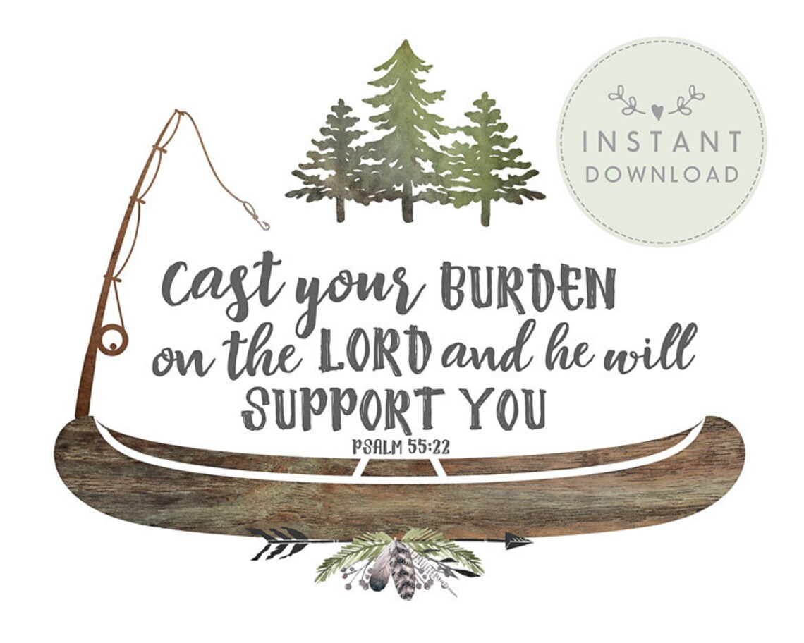 INSTANT DOWNLOAD Canoe Printable Bible Verse Boy Printable Etsy