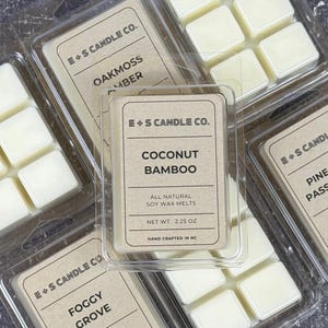 Scented Soy Wax Melts – 2.25oz Hand Poured Melts, Clean Burning & Eco-Friendly, Strong Fragrance Wax Tarts for Warmers, Gift Under 10