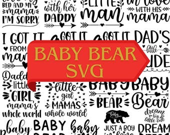 Mamá Osa SVG: Clipart de la vida de mamá (Descarga digital)