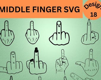 Middle Finger Dxf File Middle Finger Skeleton SVG, Cricut Middle Finger, Download Digital File ...