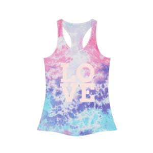 Tie Dye Racerback Tank Top