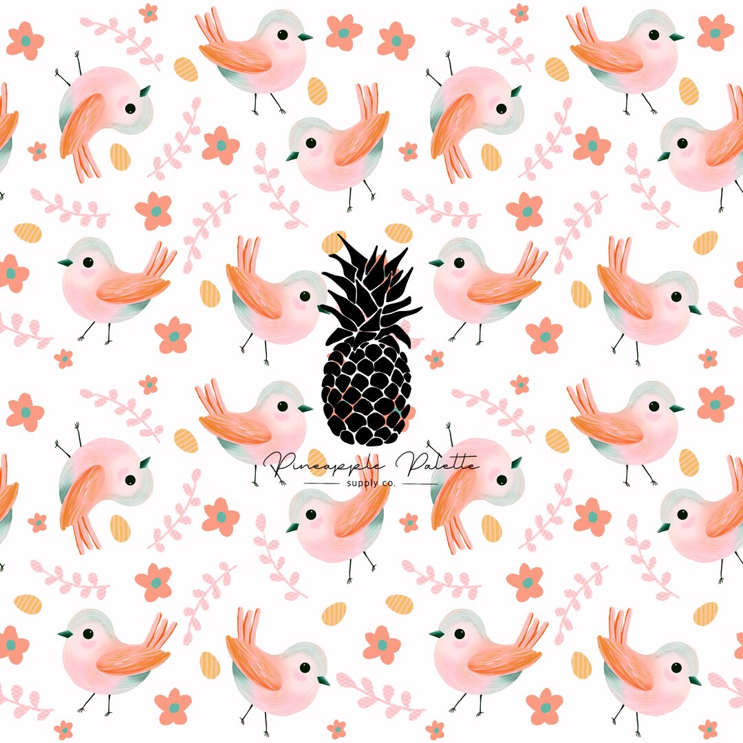 Seamless Pattern Cute Birds Pattern Digital Pattern for Crafts Seamless ...
