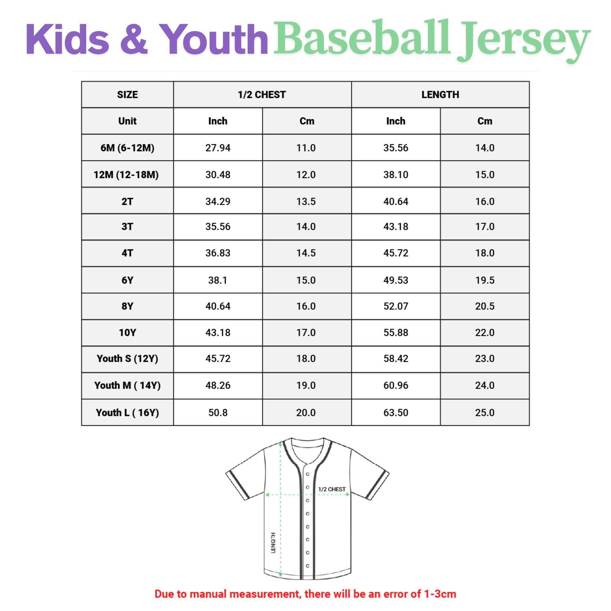 Baseball Jersey Shirt