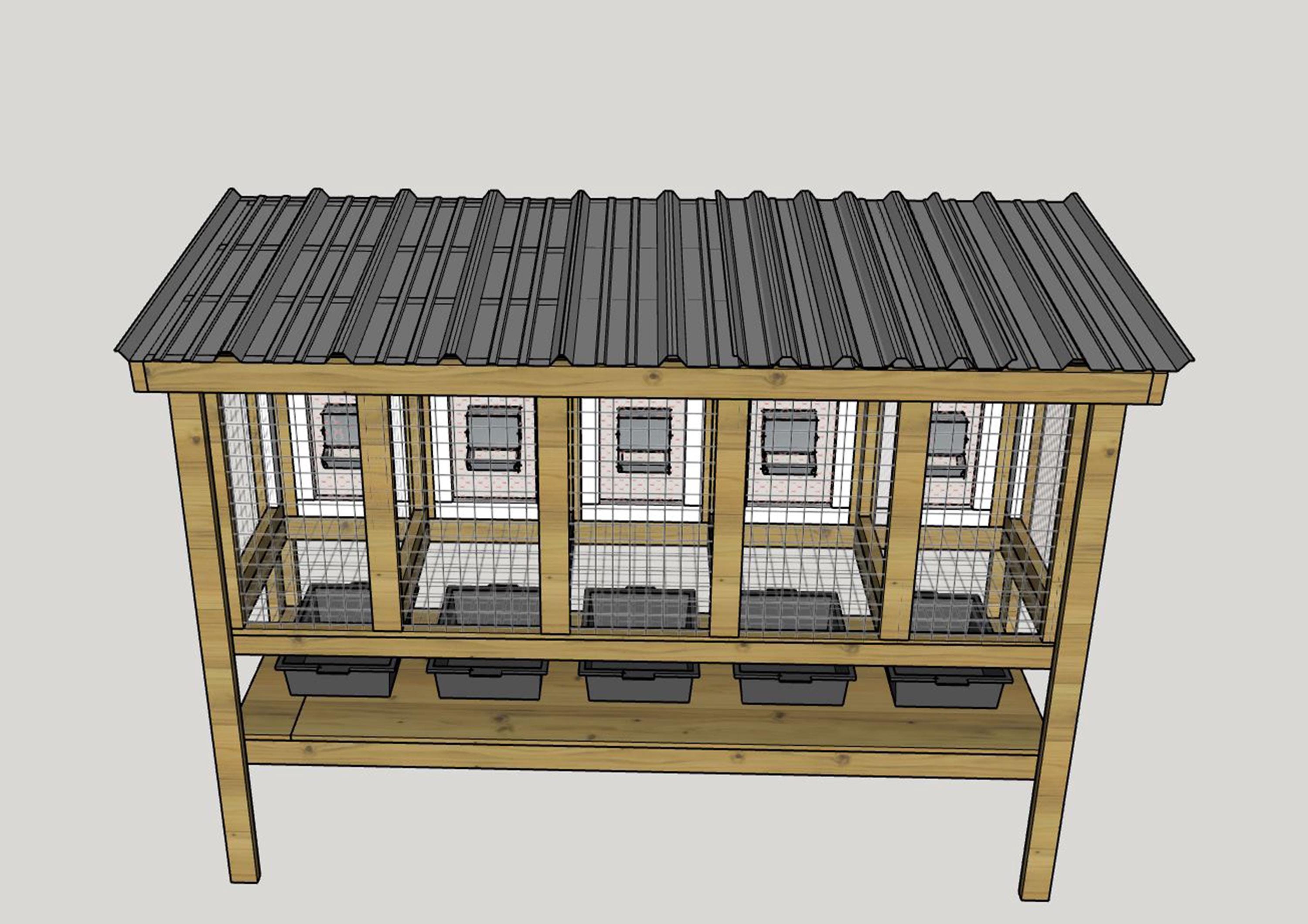 DIY Rabbit Hutch Plans: Guinea Pig/quail Hutch (PDF Guide) - Etsy