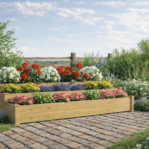 Plannen voor verhoogde plantenbakken in de tuin: houtbewerkingsproject (pdf-download)