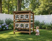 DIY Rabbit Hutch Plans: Guinea Pig/Quail Hutch (PDF Guide, 70x38")