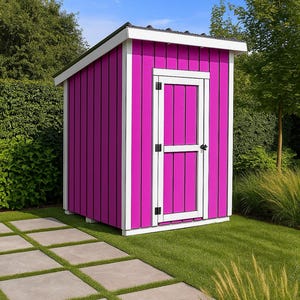 6 x 6 lean to shed plans