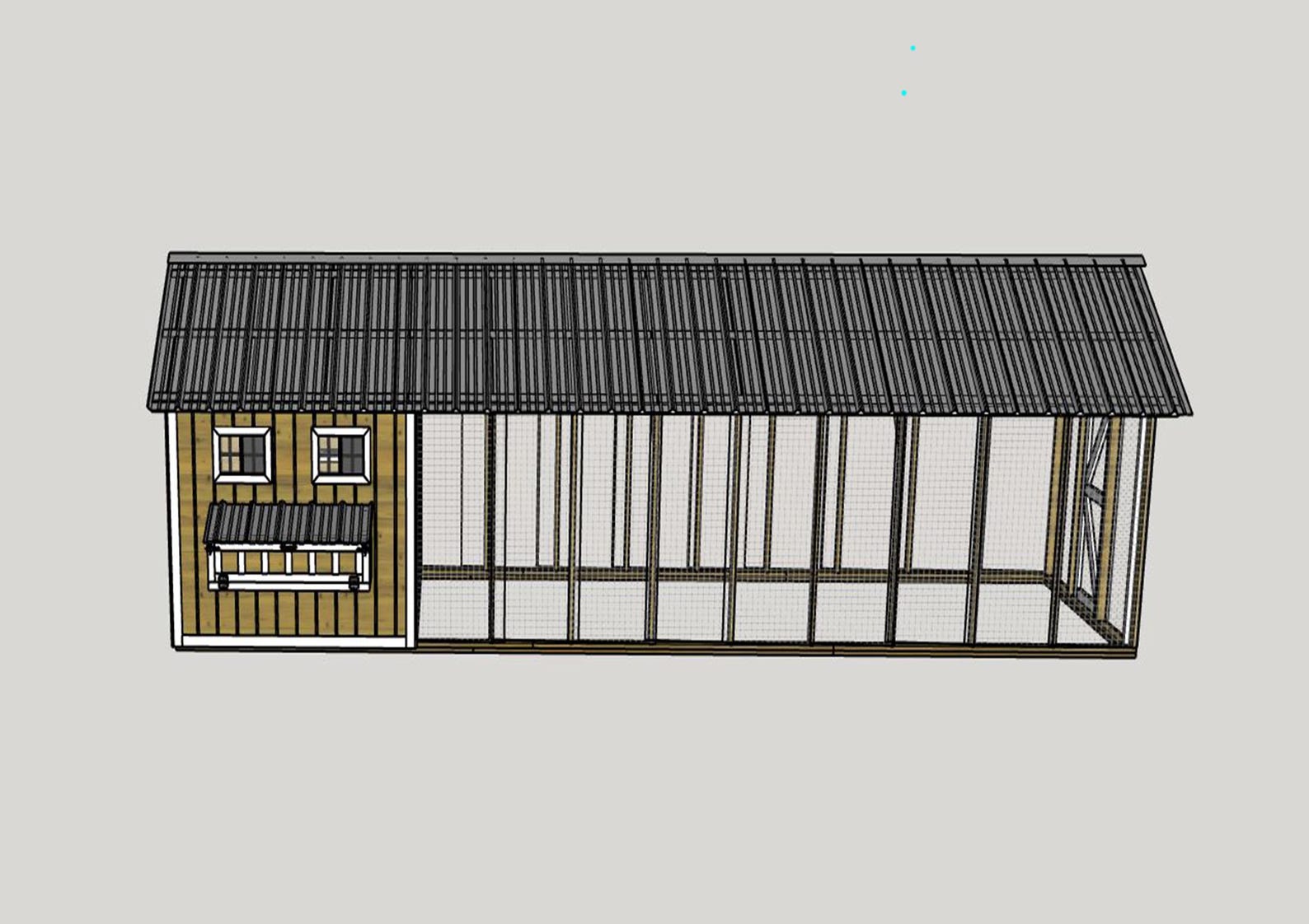 8x32 DIY Chicken Coop Plans With Run: (PDF Plans)20chickens - Etsy