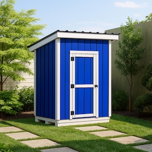 4 x 6 lean to shed plans
