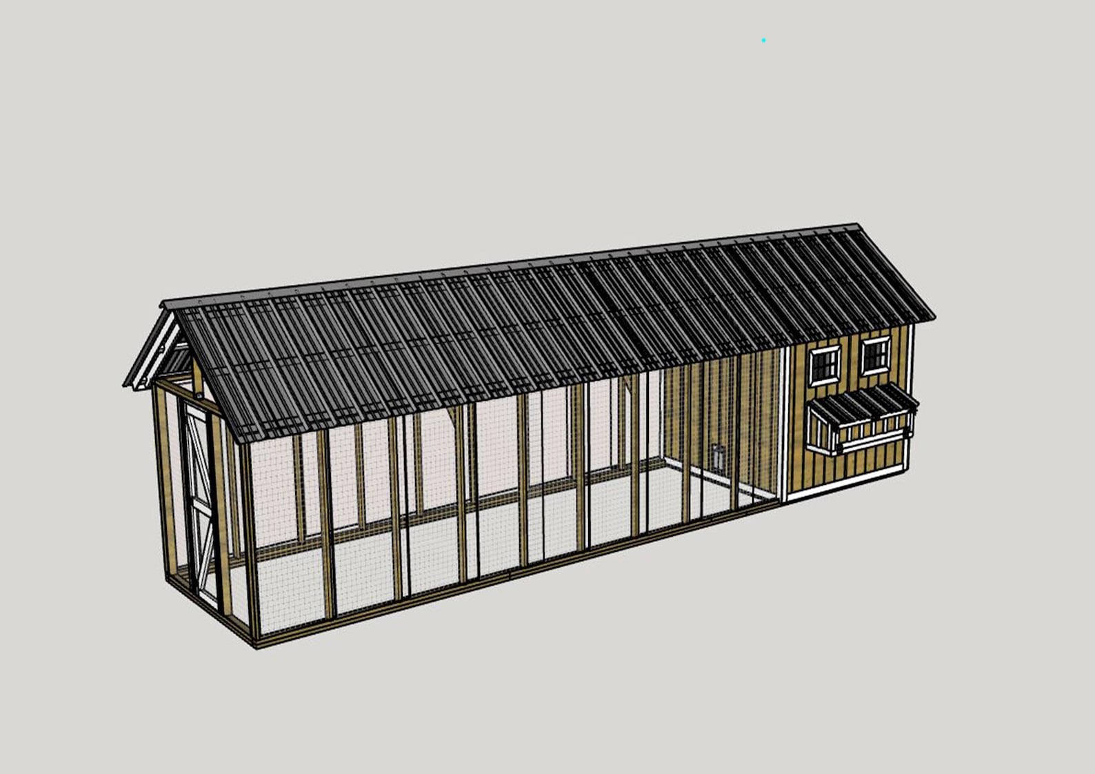 8x32 DIY Chicken Coop Plans With Run: (PDF Plans)20chickens - Etsy