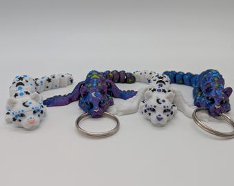 Customizable Mystic Panther Fidget Toy | Poseable Desk Companion or Keychain