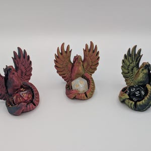 Small Phoenix Dice Guardian **Customizable**