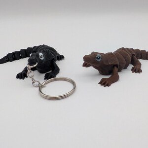 Cute **Customizable** Komodo Dragon Desk Toy | Small Komodo Dragon Fidget Friend Keychain