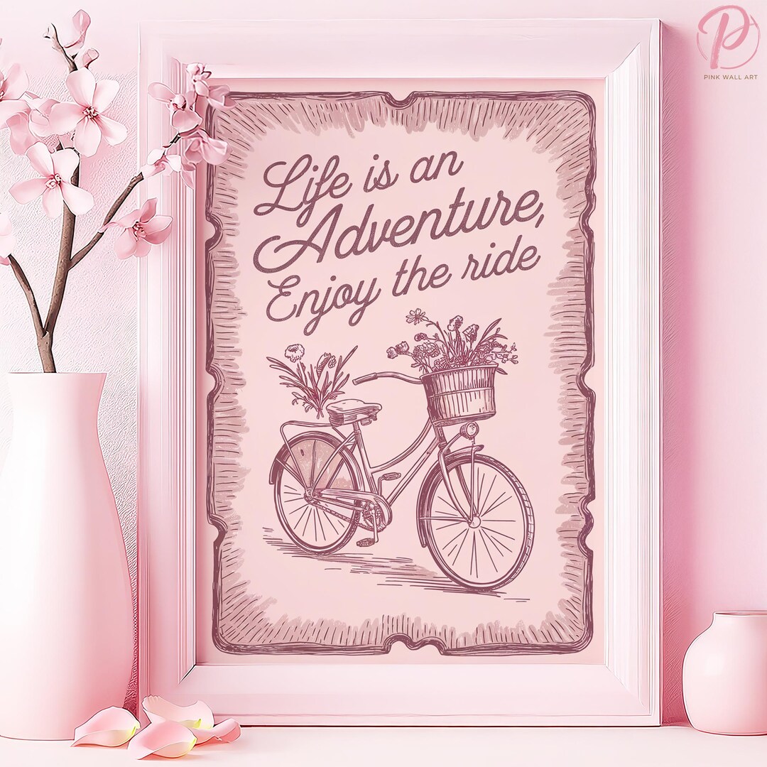 Life is an Adventure - Enjoy the Ride Art Poster or Canvas Wall Art for ...