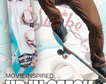 Custom Skateboard Inspired by Up In Smoke - Cheech and Chong Design