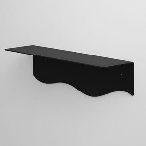 Modern Floating Kitchen Shelf, Metal Heavy Duty Wall Shelves. Industrial Grade Wall Shelf