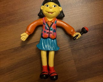 1994 Mattel Little Debbie Singing Doll Toy Microphone Pink Hair Bow
