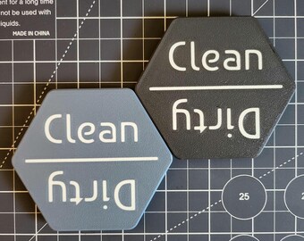 Clean Dirty Dishwasher Indicator Magnet