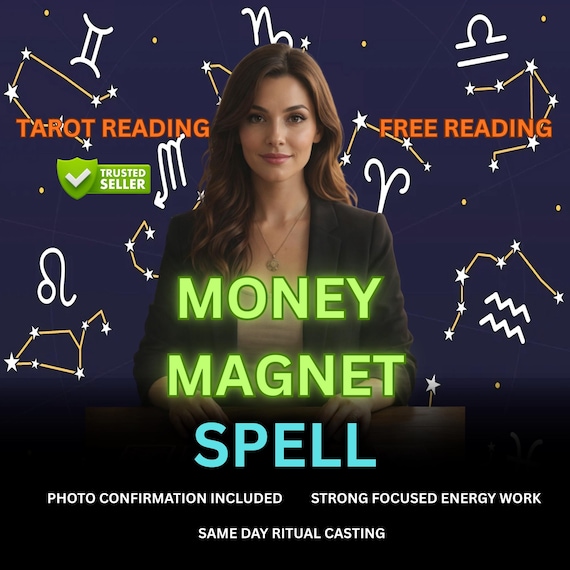 Money Magnet Spell | Attract Wealth, Abundance | Digital Tarot Reading (2 Free Readings)