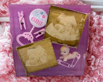 Personalized Baby Ultrasound Resin Keepsake: Expectant Mom Gift