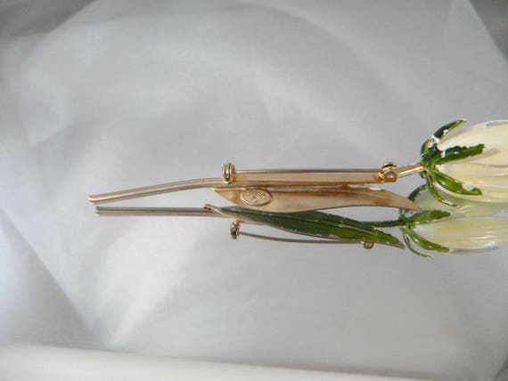 Flower Brooch. Weiss Brooch. Shabby Chic Brooch. … - image 5