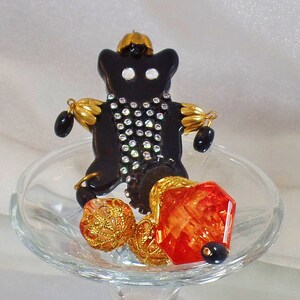 Black Cat Brooch. Large Cat Brooch. Vintage Brooch. Peggy Graham Brooch. Rhinestone Cat Brooch. Halloween Brooch. Jewelry for Women. waalaa