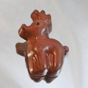 Christmas Brooch. Christmas Pin. Reindeer Brooch. Rudolph Deer Pin. Christmas Brooch.  Holiday Pin. waalaa.