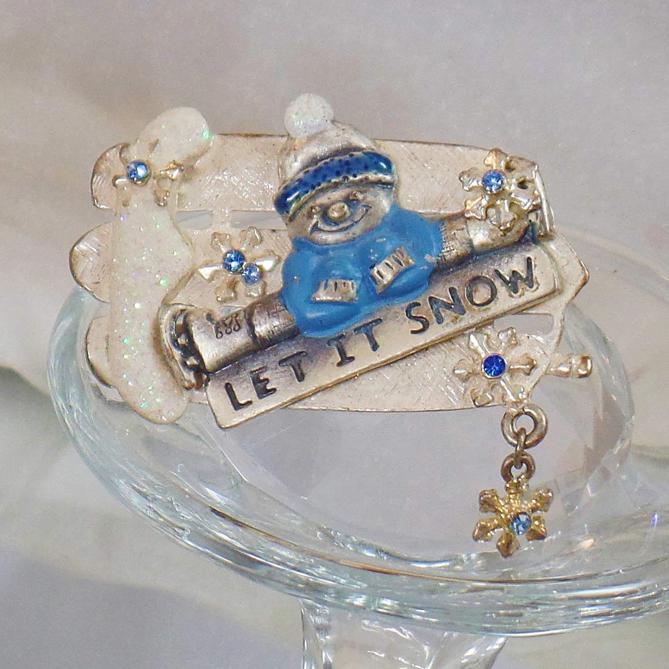 Broche Franklin Mint 'Christmas Snowflakes' (Flocons De Noël) - Neuf Avec étiquettes
