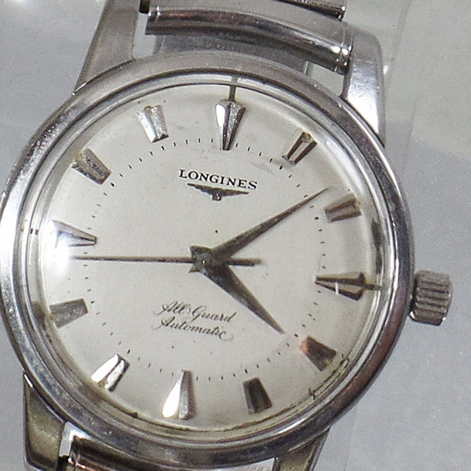 Men's Watch. Longines Watch. Vintage Mens Watch. 1956 All Guard ...
