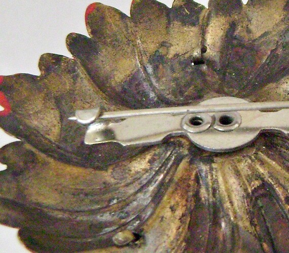Flower Brooch. Christmas Brooch. Christmas Pin. A… - image 5