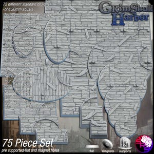 Harbour Port Wooden Planks Wargaming Bases - Grimskull Harbour