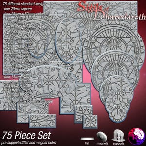 Arcane Wargaming Bases - Sigils of Dhavedaroth