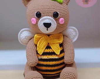 bee bear pattern