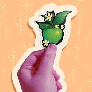 Green Apple - Granny Smith - Die-Cut Sticker