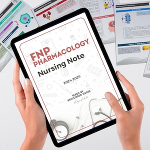 FNP Pharmacology Notes 2025, Nursing School Notes, FNP Exam Review, Nursing Study Guide, Nurse Practitioner, Clinical Guide, FNP Notes