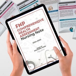 FNP Comprehensive Health Assessment Notes, Nursing School Notes, FNP Exam Review, Nursing Study Guide, Nurse Practitioner, Clinical Guide