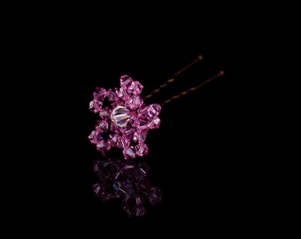 Crystal Bobby Pin - Pink