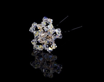 Sparkly star shaped Crystal Bobby Pin - Diamante hair pin - Bridal hairpins