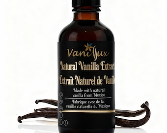 Vanillux Pure Gourmet Mexican Vanilla Extract 2 oz