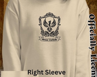House Corbois Embroidered Sweatshirt, Kindred's Curse Saga, Officially Licensed Spark of the Everflame Merch