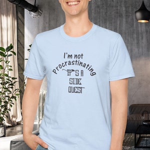 Gamer gift, Gaming shirt, Video game t-shirt, Funny Shirt, Procrastinating, Side Quest, gift for him, gift for her, Ceramic mug