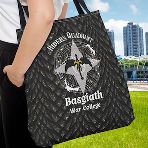 Fourth Wing Dragonscale-draagtas, Basgiath Dragon Riders-kwadrantaccessoire, leesgrage merchandise